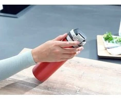 Leifheit 03273 travel mug 600 ml Juodas, Raudona Nerūdijantis plienas