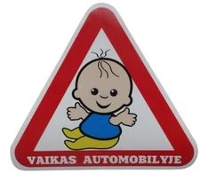 None Nežinomas Lipdukas VAIKAS AUTOMOBILYJE, LIP010