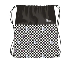 STRIGHT SHOE BAG CHESSBOARD BUTTERFLIES