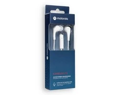 su laidu ausinės jack with mircophone 3,5mm MOTOROLA Ear Buds 2-S baltas