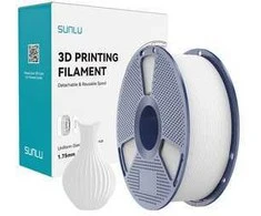 Sunlu PLA Classic Baltas Filament 1.75mm 1KG