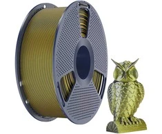 Sunlu PLA+ Silk Dual Color Filament (Juodas and Gold)