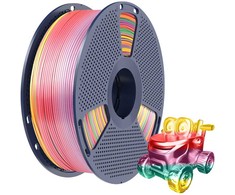 Sunlu PLA+ Silk Filament (Rainbow 01)