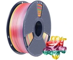 Sunlu PLA+ Silk Filament (Rainbow 01)