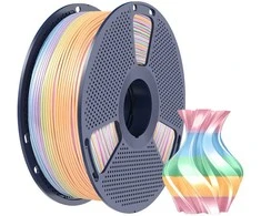 Sunlu PLA+ Silk Filament (Rainbow) 04