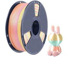 Sunlu PLA+ Silk Filament (Rainbow) 05