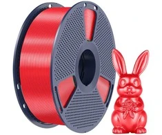 Sunlu PLA+ Silk Filament (Raudona)