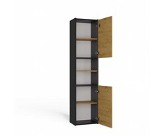 Top E Shop Topeshop S40 ANTRACYT/ARTISAN bathroom storage cabinet