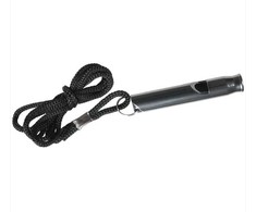 helikon Survival whistle, aliuminio , juodas
