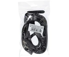 Dėklas OEM SWING (8 mm) telefono virvelė, reguliuojamo ilgio telefono pakabukas / laido ilgis 165 cm (maks. 82,5 cm kilpoje) / ant peties arba kaklo - juodas