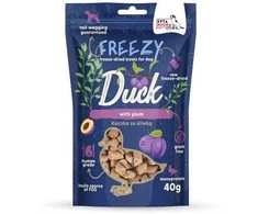 SYTA MICHA Šunų skanėstas „Freezy Duck“ su slyvomis, 40 g
