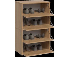 Top E Shop MODO X2 OAK ARTISAN SHOE CABINET
