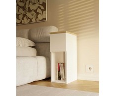 Top E Shop GALAX 20/1S Baltas/ARTISAN BEDSIDE TABLE