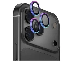 UNIQ Optix aliuminio kameros objektyvo apsauginis dėklas Apple iPhone 17 Pro / Apple iPhone 17 Pro Max su opalo aplikatoriumi