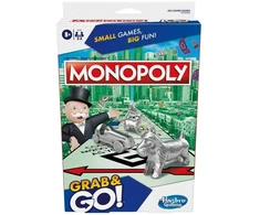 MONOPOLY „Grab&amp;Go“ kelioninis žaidimas „Monopolis“