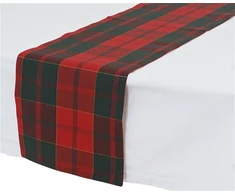 Table runner 669495. red/žalias. 150 cm x 30 cm