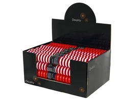 Tablecloth rectangular Decoris Stripes. 200 cm x 35 cm