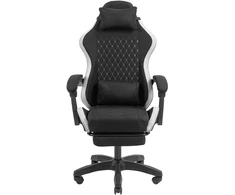 tacens Mars Gaming MGC-X Fabric PC gaming chair Padded seat Juodas, Baltas