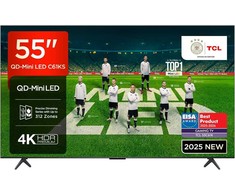 Televizorius TCL C61KS 55C61KS TV 139.7 cm (55") 4K Ultra HD Smart TV Wi-Fi Juodas