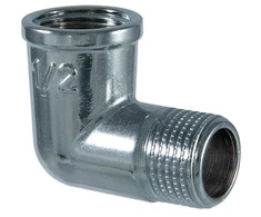 Tdm_Brass Alkūnė 210PC, TDM Brass, 1", vidinis/išorinis sriegis