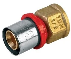 Tdm_Brass PRESSED ADAPTER1635 16X1/2