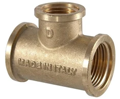Tdm_Brass Trišakis 206, 1" x ¾" x 1", vidiniai sriegiai