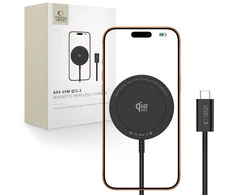Tech-Protect A54 MagSafe 25W QI2.2 Wireless Charger - Juodas