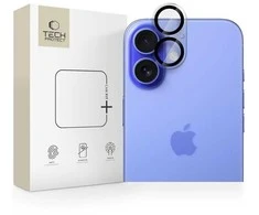 „Tech-Protect Cam Fit+“ kameros dėklas, skirtas „iPhone 16 / 16 Plus“ – skaidrus