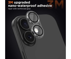 Telefono kameros apsauga Tech-Protect CamFull Fit+ Apple iPhone 17 matte clear