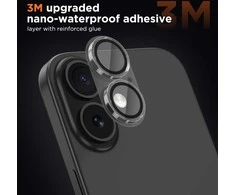 Telefono kameros apsauga Tech-Protect CamFull Fit+ Apple iPhone 17 matte clear