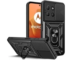 Dėklas Tech-Protect CamShield Pro Case for Motorola Moto G15 - Juodas