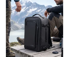 Tech-Protect Defender S50 Backpack for Ryanair &amp; Wizzar, 20L Nešiojamas kompiuteris - Juodas