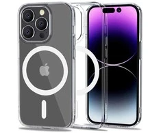Tech-Protect FlexAir hibridinis MagSafe dėklas, skirtas iPhone 14 Pro Max – skaidrus