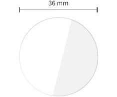 „Tech-Protect Glass Fit+“ 2 grūdinto stiklo pakuotė, skirta „Huawei Watch GT 6 41mm“ - skaidri