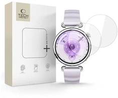 „Tech-Protect Glass Fit+“ 2 grūdinto stiklo pakuotė, skirta „Huawei Watch GT 6 41mm“ - skaidri