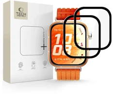 Hibridinis stiklas Tech-Protect Glass FLEX+ 2-PACK HUAWEI WATCH FIT 5 PRO Juodas