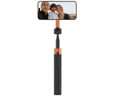 Tech-Protect L10S Bluetooth Selfie Stick Tripod - Juodas and Oranžinis