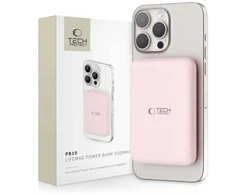 Tech-Protect PB10 LifeMag MagSafe powerbank 5000MAH rožinės spalvos