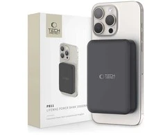Tech-Protect LifeMag PB11 Powerbank su MagSafe 10000mAh 15W USB-C prievadu - juodas + USB-C laidas
