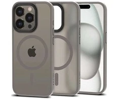 Tech-Protect MagMat MagSafe dėklas iPhone 15 Pro - titano matinis