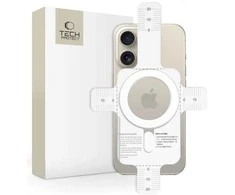 Dėklas Tech-Protect MagMat MagSafe magnetinis žiedas universalus - baltas