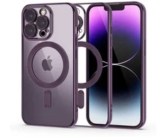 Tech-Protect MagShine Line MagSafe iPhone 14 Pro dėklas – violetinis