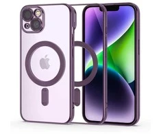 Tech-Protect MagShine Line MagSafe iPhone 14 dėklas – violetinis
