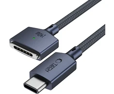 Tech-Protect MMC01 Ultraboost USB-C / USB-C MagSafe 3 140W 200cm Cable for MacBook - Navy Mėlyna