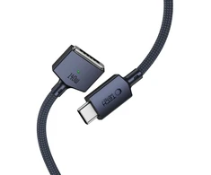 „Tech-Protect MMC01 Ultraboost USB-C / USB-C MagSafe 3 140W 200cm“ laidas, skirtas „MacBook“ – tamsiai mėlynas Mėlyna