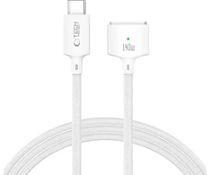 Tech-Protect MMC01 Ultraboost USB-C / USB-C MagSafe 3 140W 200cm Cable for MacBook - Baltas