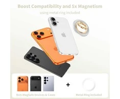 Tech-Protect MMR700 Lamano magnetic MagSafe žiedas telefonui titano spalvos/auksos spalvos