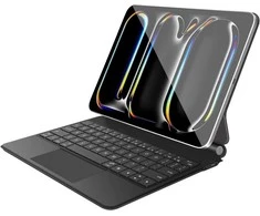 „Tech-Protect SmartCase Magnetic“, skirtas „iPad Pro 13“, 7/8 coliams (2024–2025 m.) – Juodas