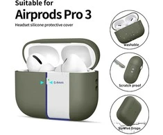 Tech-Protect Silikoninis dėklas for AirPods Pro 3 - Žalias