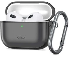 Tech-Protect Silikoninis dėklas for AirPods Pro 3 - Matte Juodas